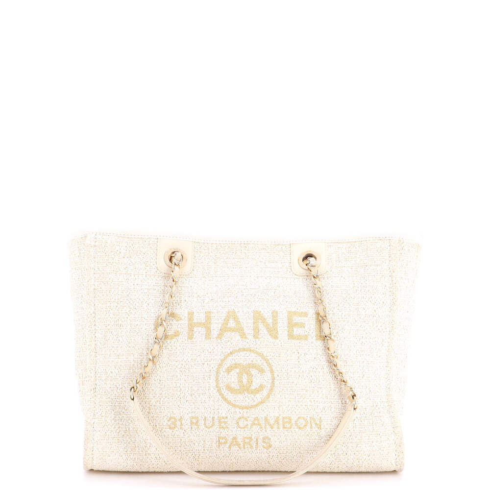 Chanel Deauville Tote Raffia With #266260C33B